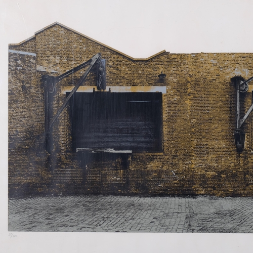 159 - Gerd Winner, industrial building, screenprint, signed in pencil, no. 33/200, sheet size 69cm x 102cm... 