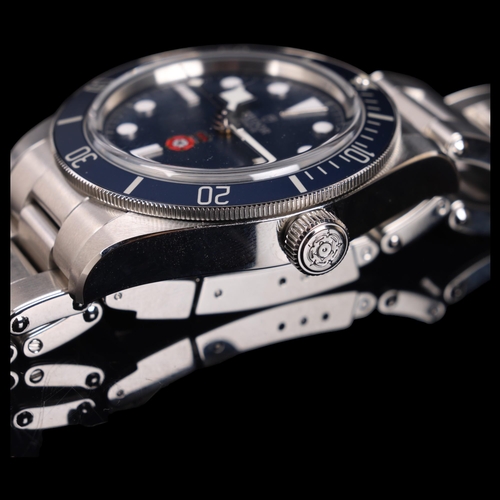 1002 - TUDOR - a rare limited edition stainless steel Black Bay 58 'Platinum Jubilee RaSP' automatic bracel... 