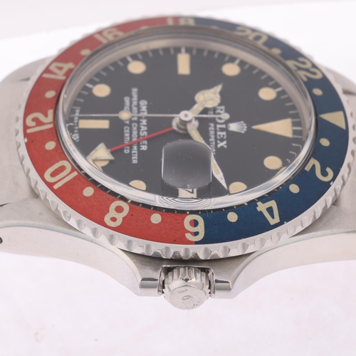 1004 - ROLEX - a stainless steel Oyster Perpetual GMT-Master 'Pepsi' automatic calendar bracelet watch, ref... 