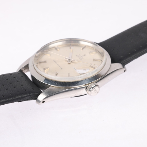 1012 - TUDOR - a Vintage stainless steel Oysterdate Shock-Resisting mechanical wristwatch, ref. 7962, circa... 