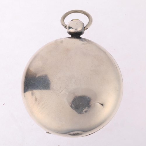 1043 - An early 19th century silver full hunter key-wind verge pocket watch, by WILL FLINT of Ashford, whit... 