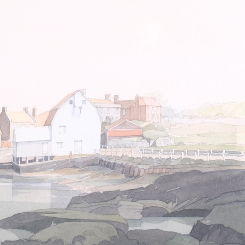 33 - John Hambleton Holdcroft (1926 - 2014) NDD FSIAD FCSD, River Colne Essex, watercolour, 28cm x 45cm, ... 