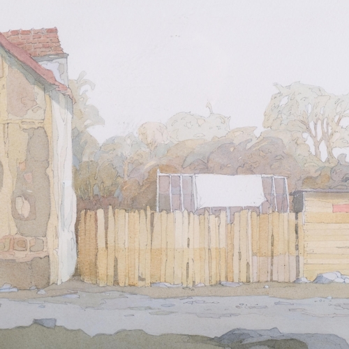 38 - John Hambleton Holdcroft (1926 - 2014) NDD FSIAD FCSD, rear of Moulin Rouge Montmartre, watercolour,... 