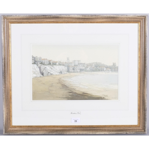 39 - John Hambleton Holdcroft (1926 - 2014) NDD FSIAD FCSD, Broadstairs Kent, 24cm x 37cm, framed