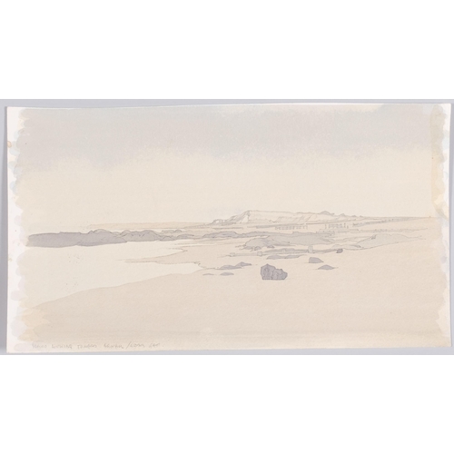 64 - John Hambleton Holdcroft (1926 - 2014) NDD FSIAD FCSD, 3 Hastings views, watercolour, unframed (3)