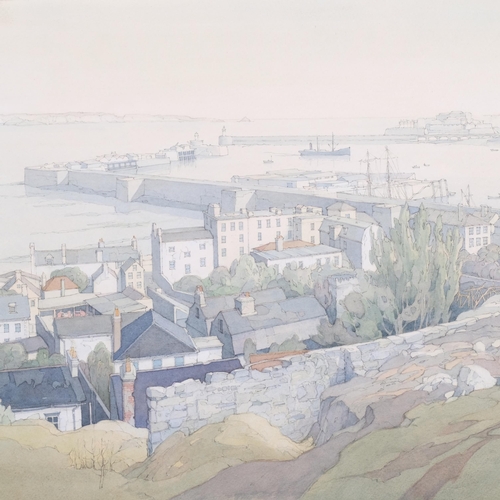 67 - John Hambleton Holdcroft (1926 - 2014) NDD FSIAD FCSD, folder of Continental landscapes, watercolour... 