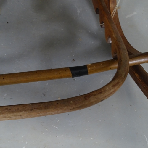 3093 - FRATELLI BROTHERS FOR THONET - a late 19th century bentwood model IV rocking chair, model number IV ... 