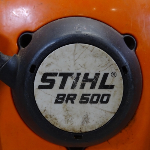 3344 - STIHL - A BR500 petrol leaf blower.