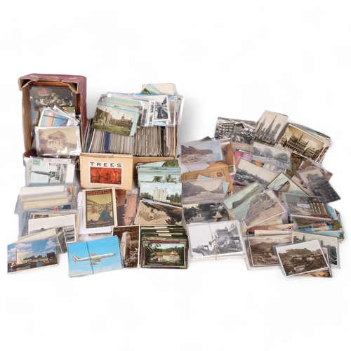 105 - 3 boxes of various Vintage postcards