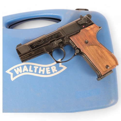 73 - A Walther CP88 commemorative for the year 2000 air pistol, no. GB2000-0160, in fitted case