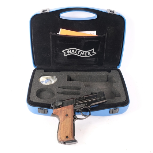 73 - A Walther CP88 commemorative for the year 2000 air pistol, no. GB2000-0160, in fitted case