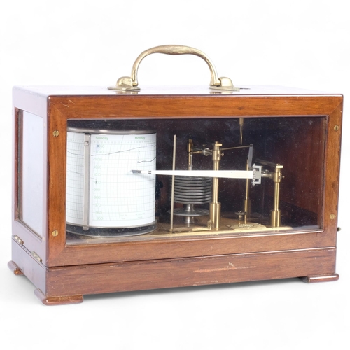 77 - A Casella barograph, cased, numbered 275, L32cm