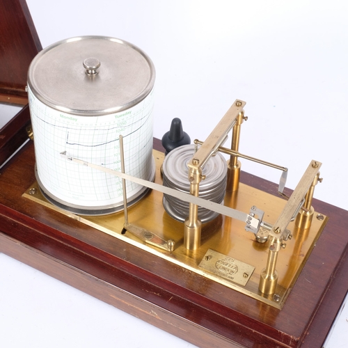 77 - A Casella barograph, cased, numbered 275, L32cm