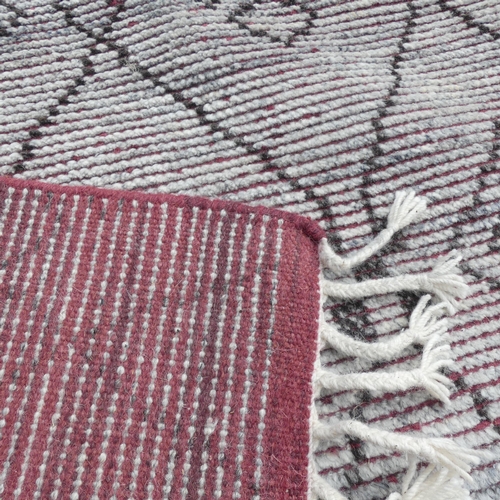 2345 - OKA - A Cullinan hand knotted Chali carpet, with intricate pattern intertwining diamond shapes. RRP ... 