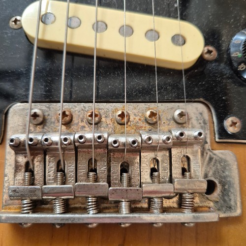 80 - WITHDRAWN 
A 1970s Fender Stratocaster natural electric guitar, serial no. 299088, in original fitte... 