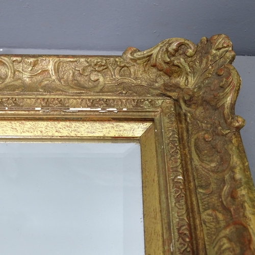 2366 - Gilt framed continental mirror 67x58cm