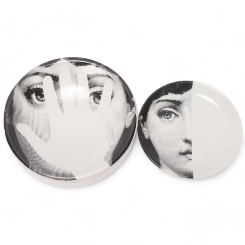 101 - PIERO FORNASETTI (1919-88), 2 dishes from the 