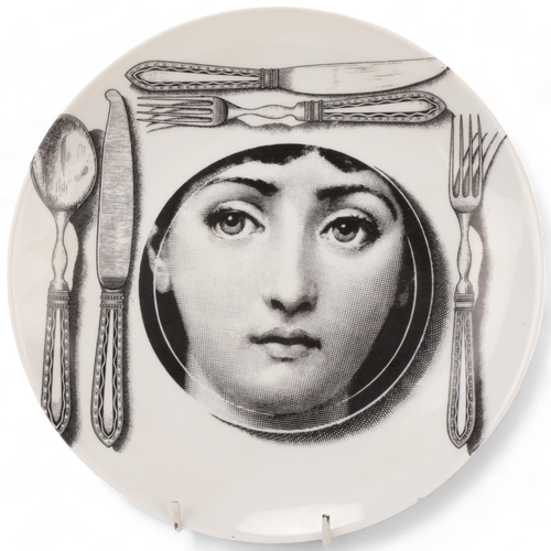 115 - A PIERO FORNASETTI (1913-88) plate,  'Tema & Variazioni'/ Themes and Variations, model 203, makers s... 