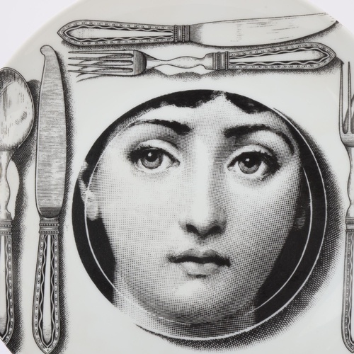 115 - A PIERO FORNASETTI (1913-88) plate,  'Tema & Variazioni'/ Themes and Variations, model 203, makers s... 