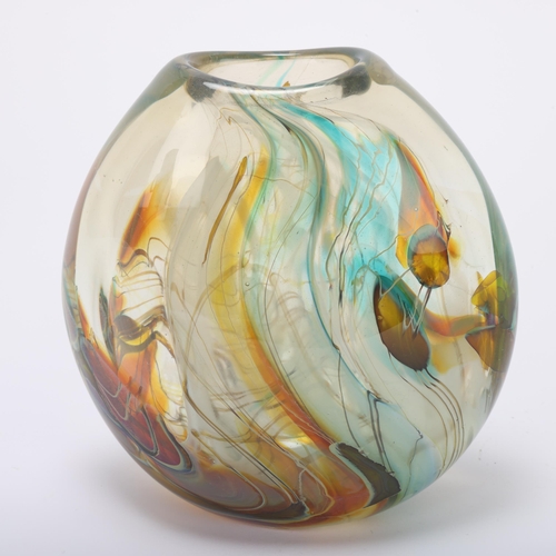 17 - GUIDO VAN BESOUW, South Africa, a hand blown studio glass vase, inspired by 