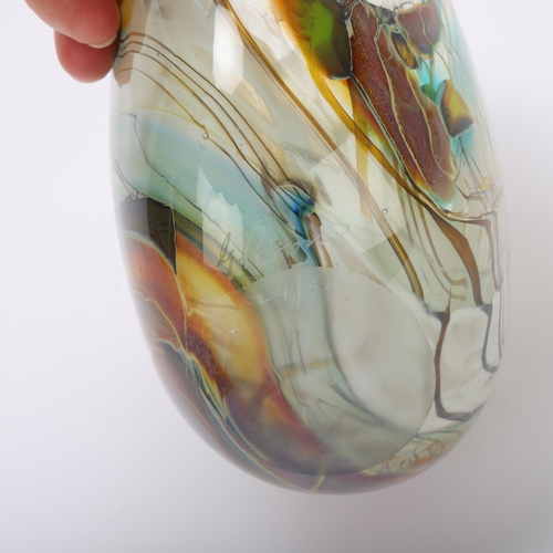 17 - GUIDO VAN BESOUW, South Africa, a hand blown studio glass vase, inspired by 