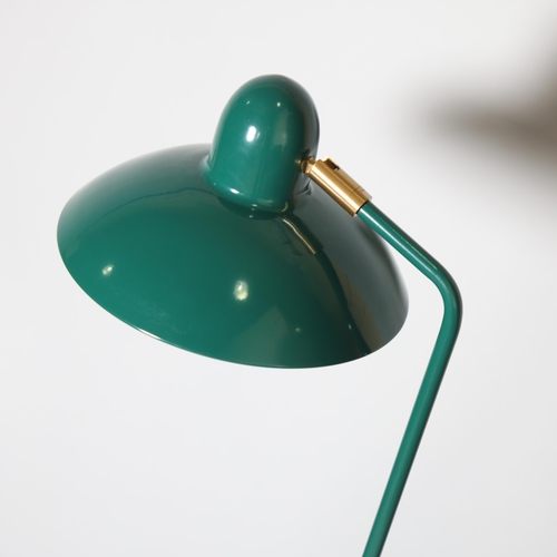 30 - Di Classe, an Arles mid-century style floor lamp by Domei Endo with adjustable green shade, height 1... 