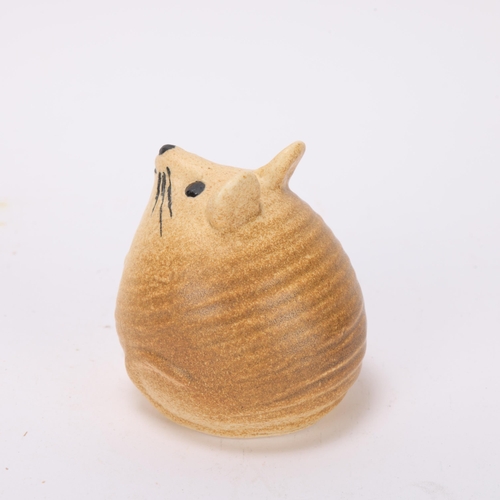 64 - LISA LARSON for Gustavsberg, Sweden, a ceramic “Merry Mouse” in glazed stoneware, designed 1983, sig... 