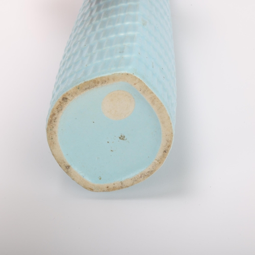 7 - STIG LINDBERG (1916-82) for Gustavsberg, Sweden, a blue glazed Reptil vase, makers stamp to base, he... 