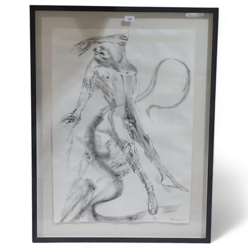 198 - ELISABETH FRINK (1930 - 1993), Spinning Man V, lithograph, signed in pencil, dated '65, numbered 56/... 