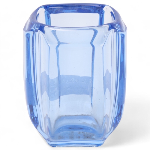 252 - Attributed RUDOLF SCHROTTER, an blue glass 