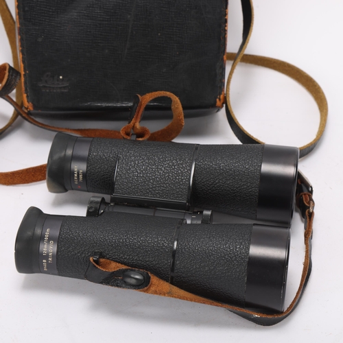 395 - Leitz Wetzlar 8x40B Trinovid binoculars in leather case