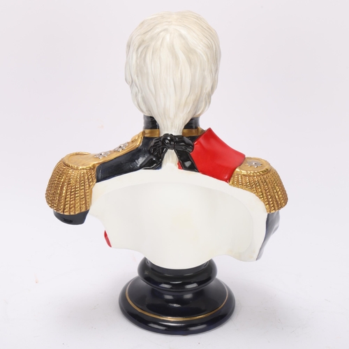 401 - Michael Sutty (1937-2003), a limited edition porcelain bust of The Right Honourable Lord Viscount Ne... 