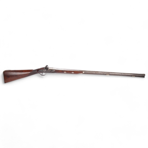 408 - ** Withdrawn** George III flintlock rifle by Smith of Bath, barrel length 92.5cm