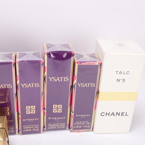 428 - A collection of Chanel No5 and Givenchy Ysatis, boxed fragrances, Chanel - 50ml Eau De Tolilette and... 