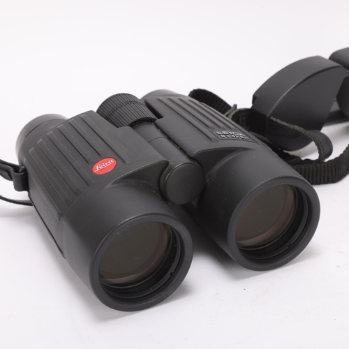 437 - Leica, Germany,  8 x 42 BA rubber armoured binoculars