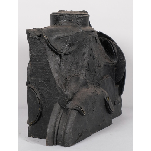 617 - Roger Bates (1947 - 2021), abstract sculpture, composition, length 39cm, height 30cm