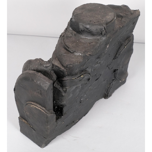 617 - Roger Bates (1947 - 2021), abstract sculpture, composition, length 39cm, height 30cm