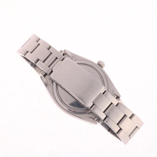 1001 - ROLEX - a Vintage stainless steel Oyster Precision mechanical calendar bracelet watch, ref. 6494, ci... 