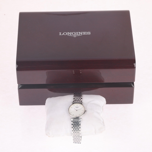 1031 - LONGINES - a lady's stainless steel La Grande Classique de Longines quartz bracelet watch, ref. L4.2... 