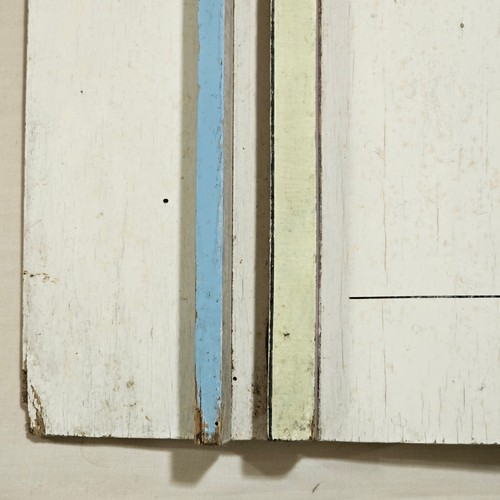 633 - George Newson (1932 - 2024) (composer and photographer), abstract construction work, wood/paint on b... 