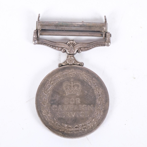 154 - An Elizabeth II 4 Campaign Service medal, with Northern Ireland bar, awarded to 24348929 Pte. S. C. ... 