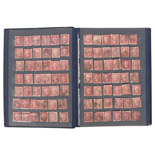 164 - An album of Queen Victoria Penny Reds, 560 plates, 132 Stars, etc