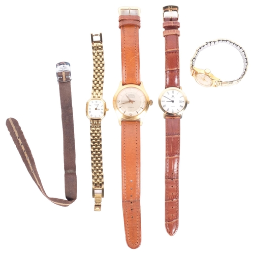 183 - A group of wristwatches to include Thoral, a lady's Oris wristwatch, Citizen, etc