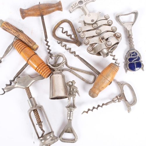 188 - A large quantity of assorted corkscrews and bottle openers (38)