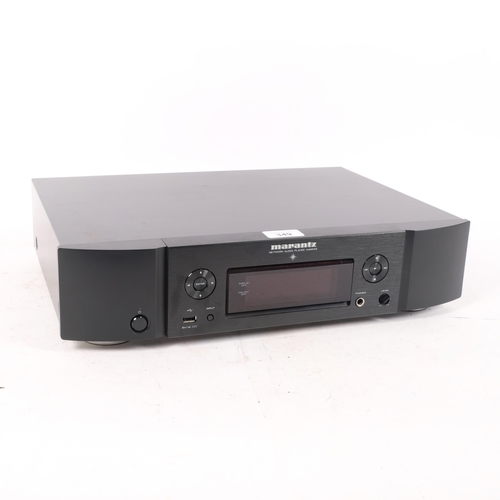 349 - A Marantz Network Audio Player, model no. NA6005, in original cardboard packaging, with associated c... 