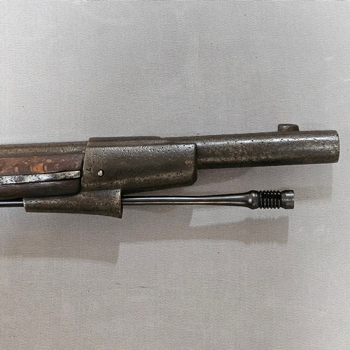 407 - **DESCRIPTION AMENDMENT** 19th century *trapdoor centre fire rifle, internal diameter 13.7mm (30 bor... 