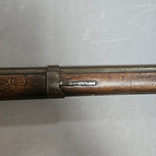 407 - **DESCRIPTION AMENDMENT** 19th century *trapdoor centre fire rifle, internal diameter 13.7mm (30 bor... 