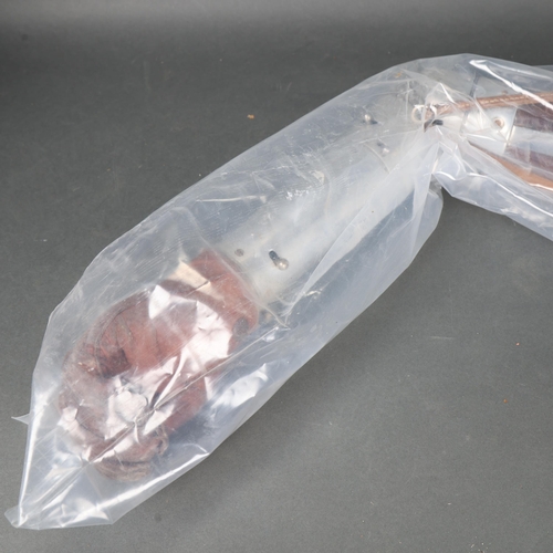 3029 - Human Anatomy : A mid-century prosthetic left arm, in sealed protective bag, approximately 75cm in l... 