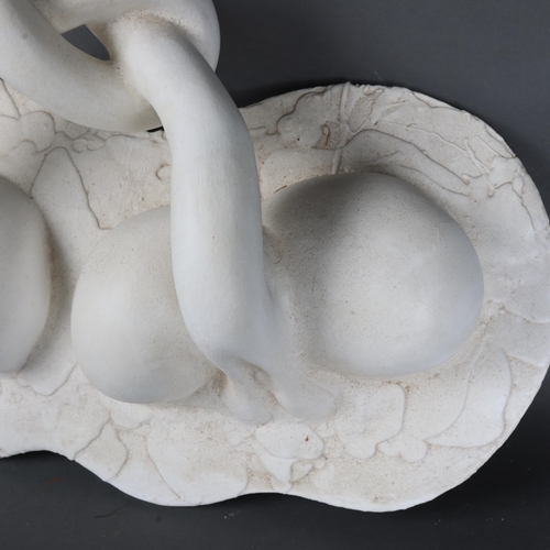 3060 - Curiosity/Macabre : David Jupe - a plaster cast, erotic sculpture, unsigned, length 80cm.