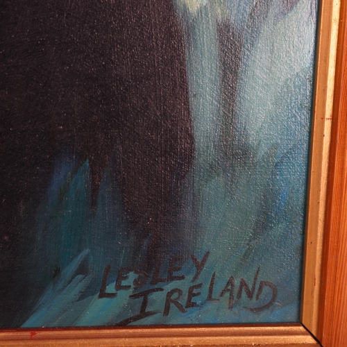 3081 - Art: Verreaux's Black Eagle painting by Lesley Ireland 
Original oil on board painting by Lesley Ire... 